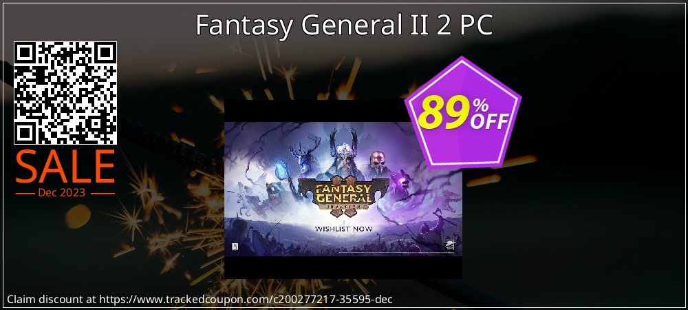 Fantasy General II 2 PC coupon on World Population Day super sale