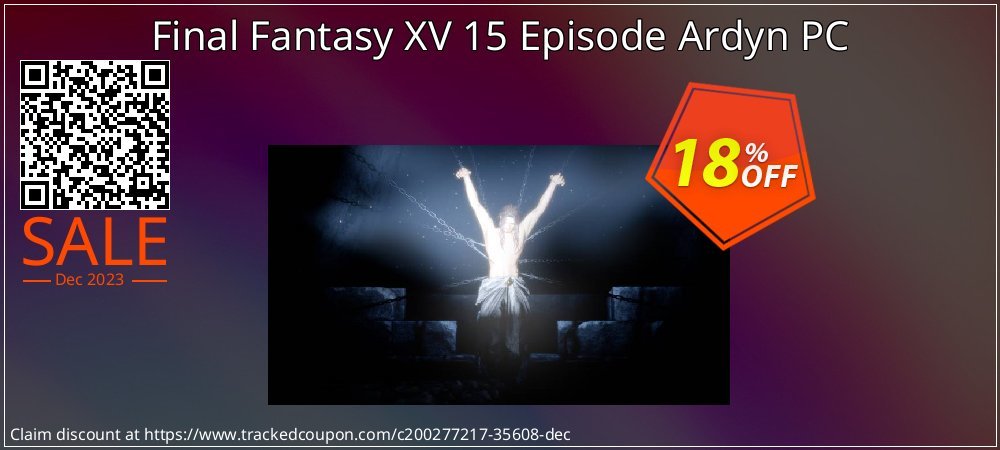 Final Fantasy XV 15 Episode Ardyn PC coupon on World Population Day deals