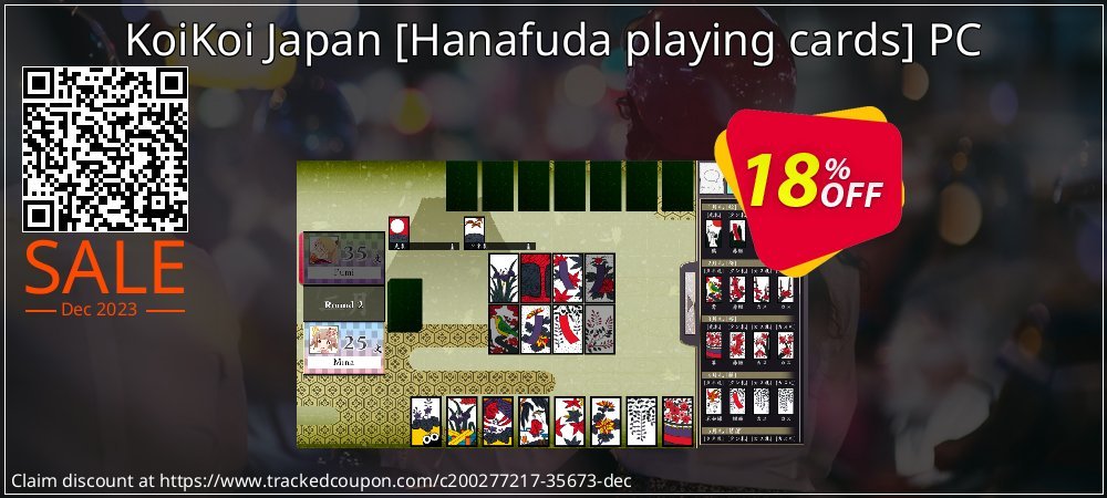 KoiKoi Japan  - Hanafuda playing cards PC coupon on Social Media Day offer