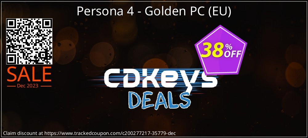 Persona 4 - Golden PC - EU  coupon on 	National Kissing Day sales