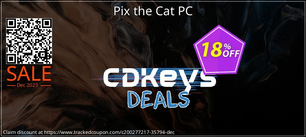 Pix the Cat PC coupon on Thanksgiving offer