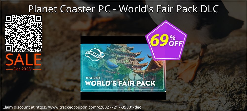 Planet Coaster PC - World's Fair Pack DLC coupon on Egg Day offering discount