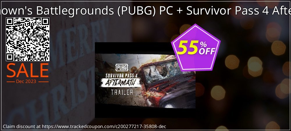 PlayerUnknown's Battlegrounds - PUBG PC + Survivor Pass 4 Aftermath DLC coupon on Camera Day offer