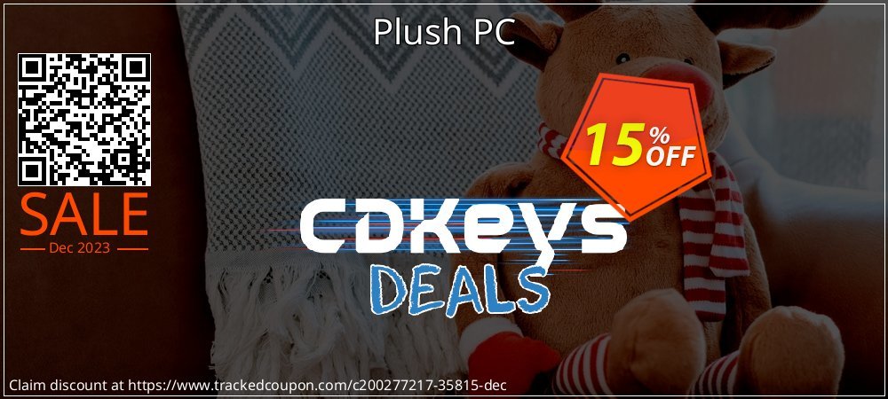 Plush PC coupon on Video Game Day deals