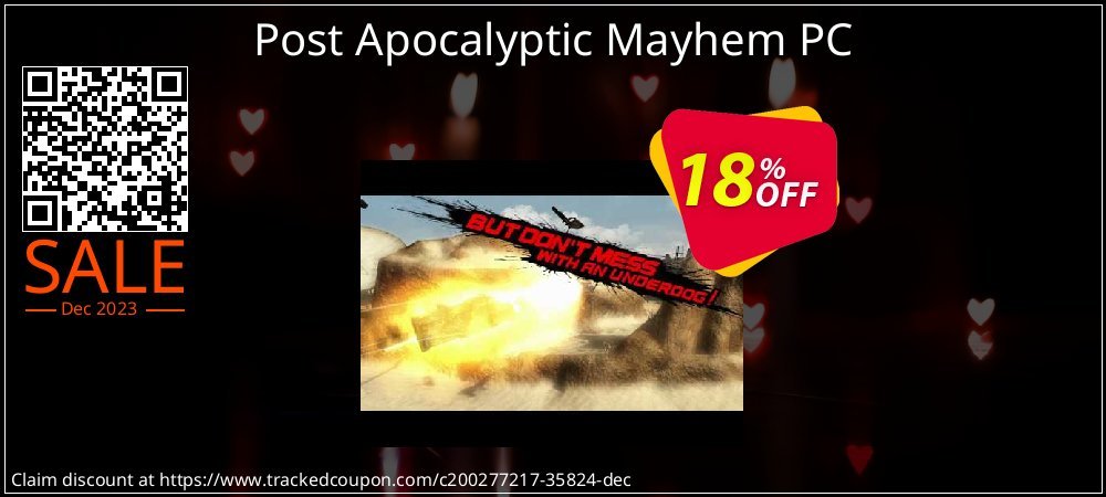 Post Apocalyptic Mayhem PC coupon on National Cheese Day sales