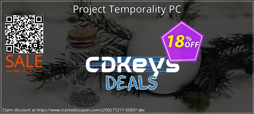 Project Temporality PC coupon on National Cheese Day offering discount