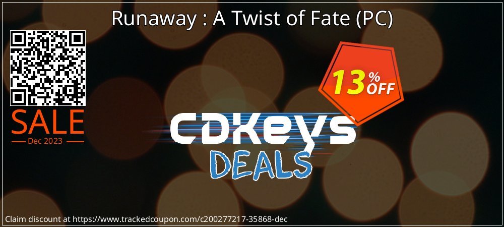 Runaway : A Twist of Fate - PC  coupon on Social Media Day promotions