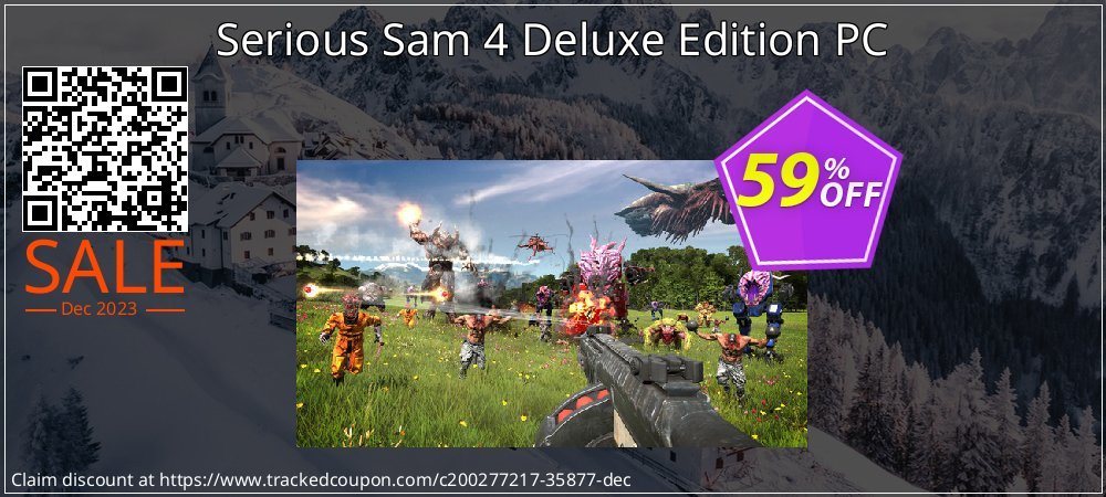 Serious Sam 4 Deluxe Edition PC coupon on World Bicycle Day promotions