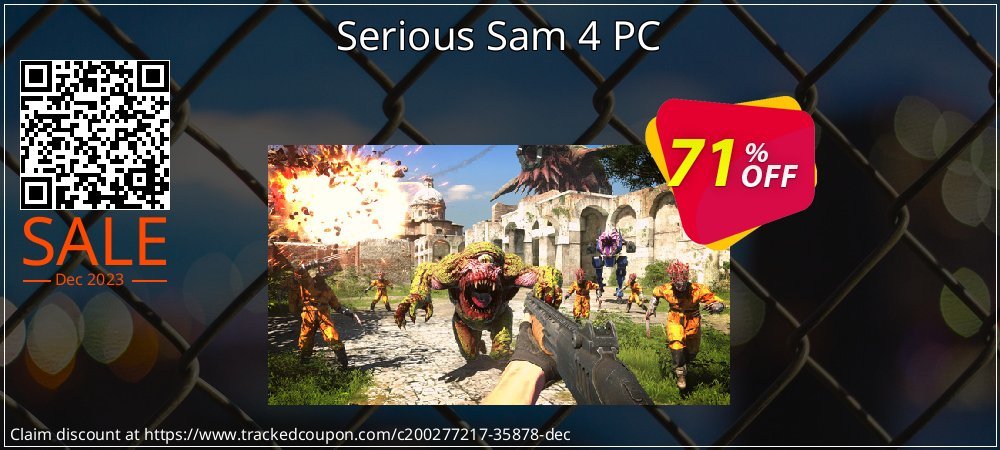 Serious Sam 4 PC coupon on World Milk Day sales