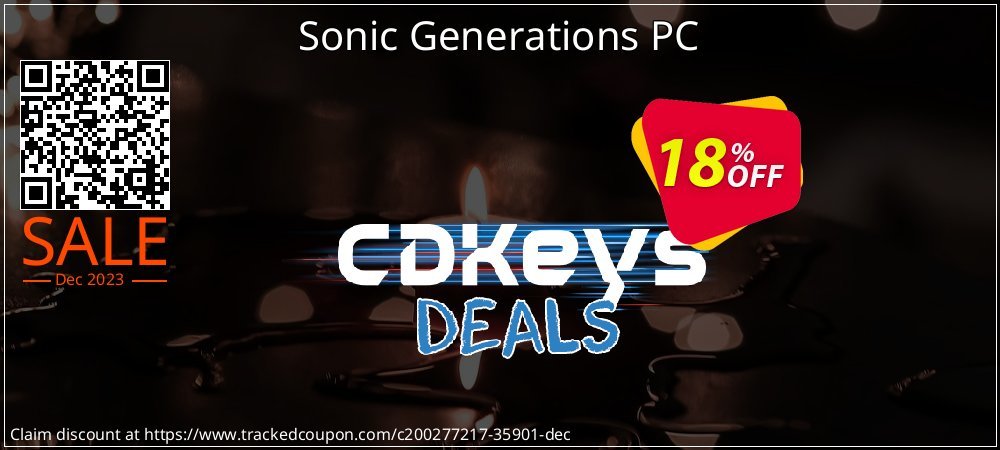 Sonic Generations PC coupon on Father's Day offering sales