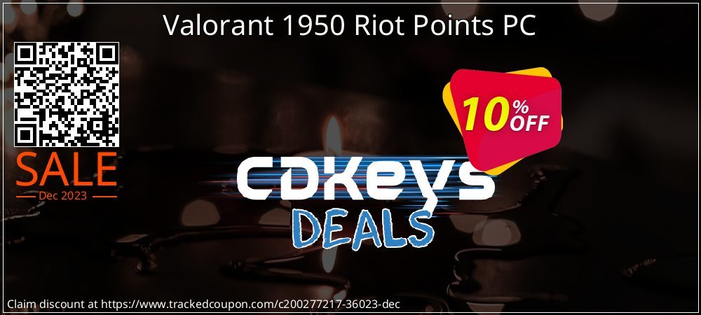 Valorant 1950 Riot Points PC coupon on World Bicycle Day deals
