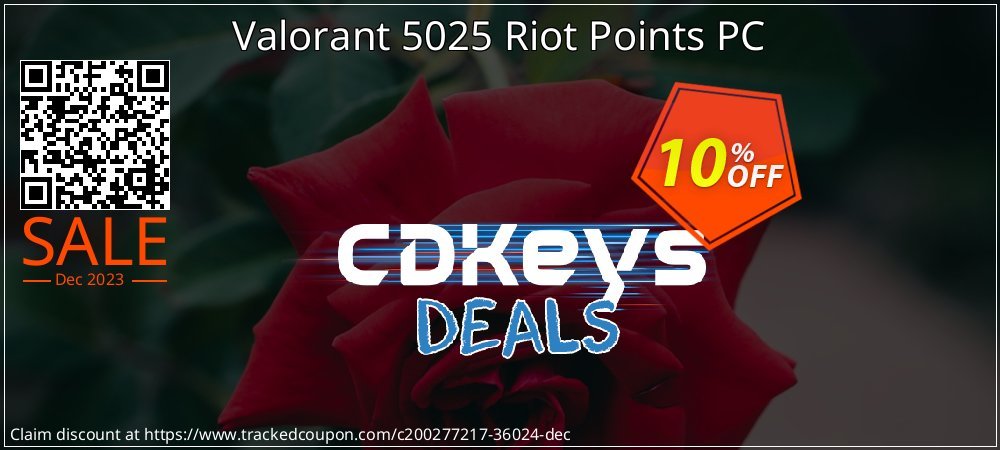 Valorant 5025 Riot Points PC coupon on Social Media Day offer