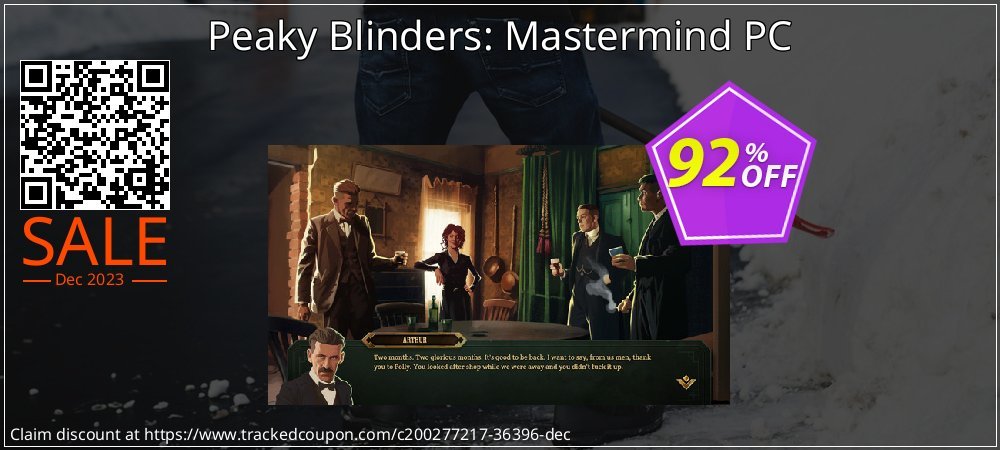 Peaky Blinders: Mastermind PC coupon on World Chocolate Day super sale