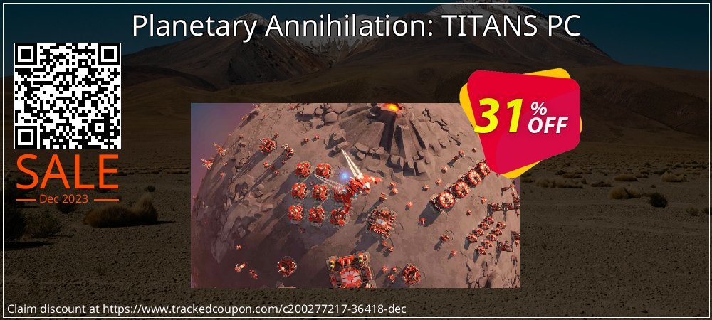 Planetary Annihilation: TITANS PC coupon on Parents' Day deals