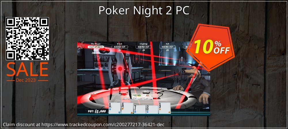 Poker Night 2 PC coupon on American Independence Day offering discount
