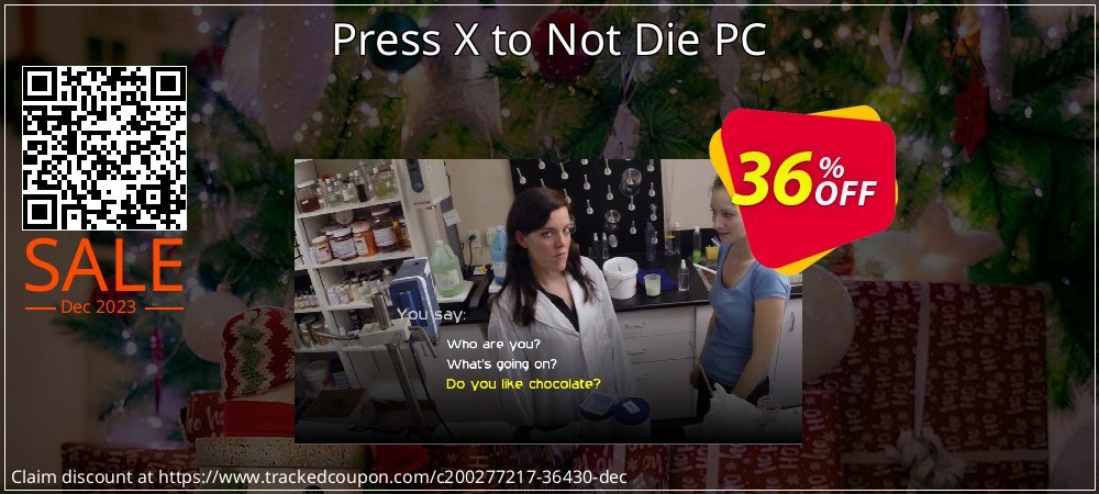 Press X to Not Die PC coupon on Emoji Day offering discount