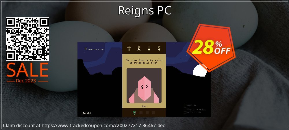 Reigns PC coupon on World Oceans Day offering discount