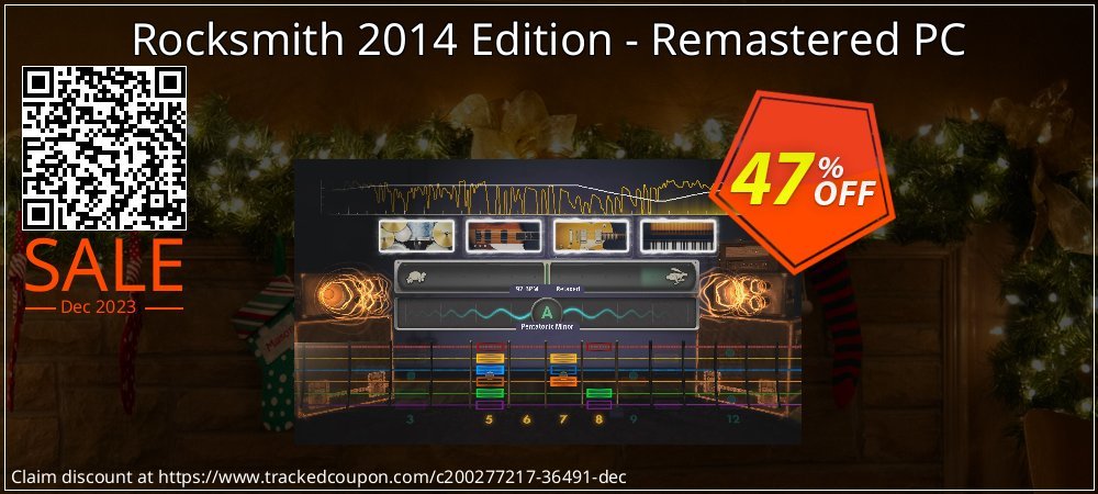 Rocksmith 2014 Edition - Remastered PC coupon on Video Game Day offer