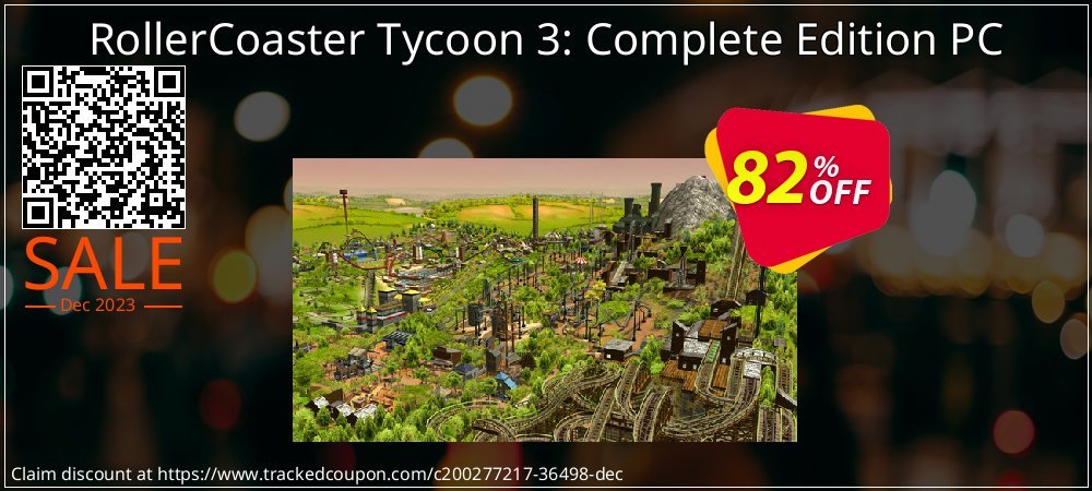 RollerCoaster Tycoon 3: Complete Edition PC coupon on National Bikini Day sales