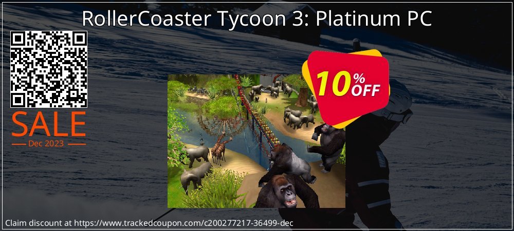 RollerCoaster Tycoon 3: Platinum PC coupon on American Independence Day deals