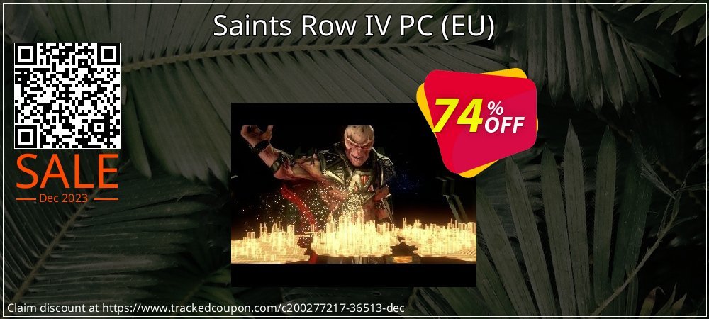 Saints Row IV PC - EU  coupon on World Chocolate Day super sale