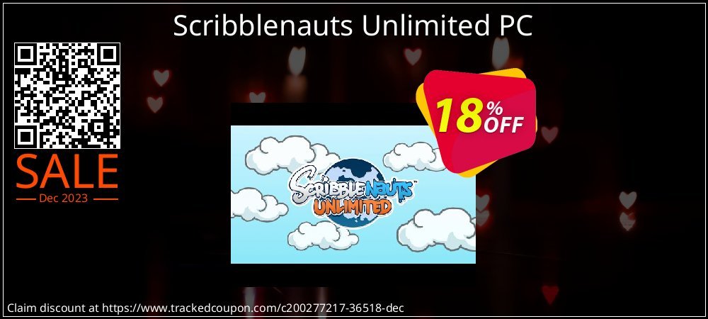 Scribblenauts Unlimited PC coupon on World Population Day offer