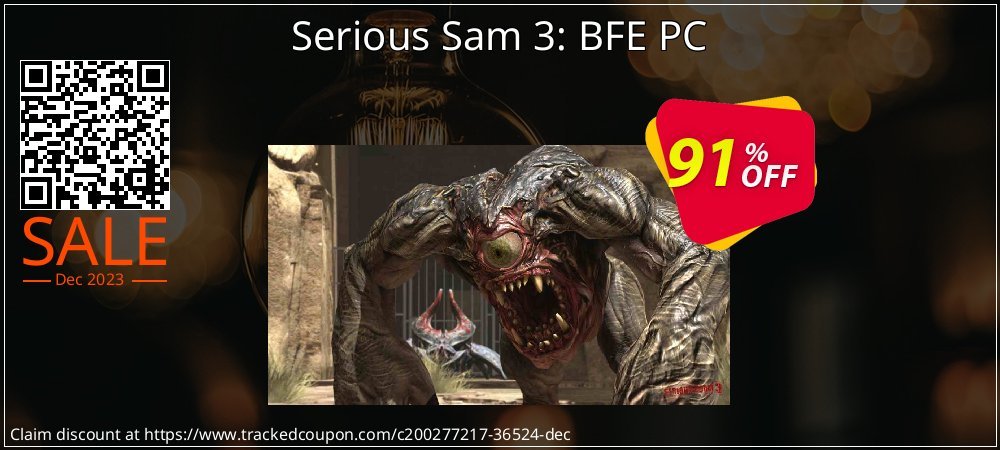 Serious Sam 3: BFE PC coupon on Summer discounts