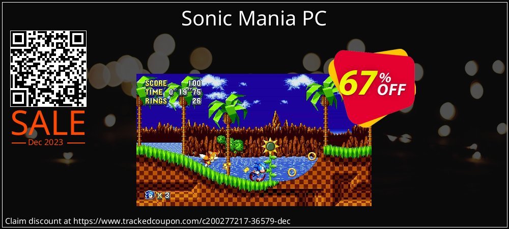 Sonic Mania PC coupon on National French Fry Day sales