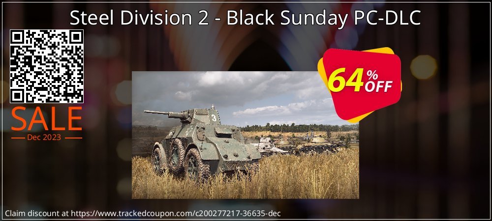 Steel Division 2 - Black Sunday PC-DLC coupon on Social Media Day deals