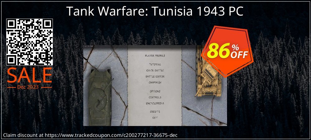 Tank Warfare: Tunisia 1943 PC coupon on Nude Day super sale