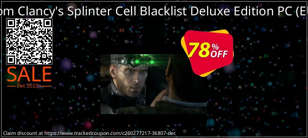 Tom Clancy's Splinter Cell Blacklist Deluxe Edition PC - EU  coupon on Emoji Day discount