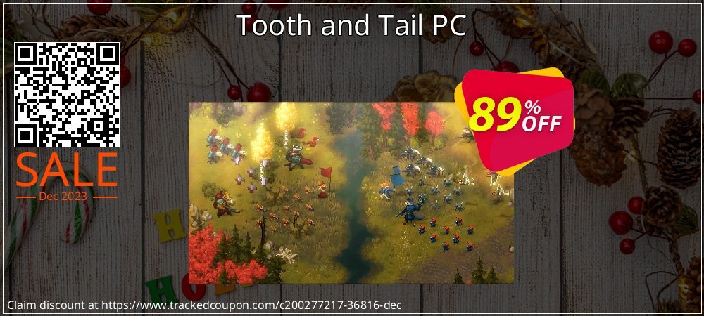 Tooth and Tail PC coupon on Video Game Day discount