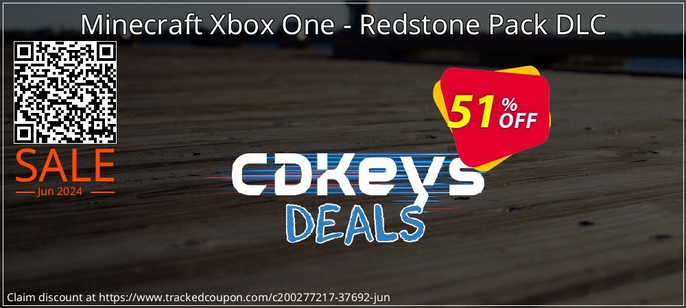Minecraft Xbox One - Redstone Pack DLC coupon on Parents' Day super sale