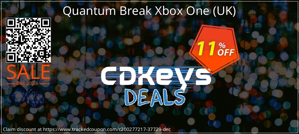 Quantum Break Xbox One - UK  coupon on Tattoo Day discounts