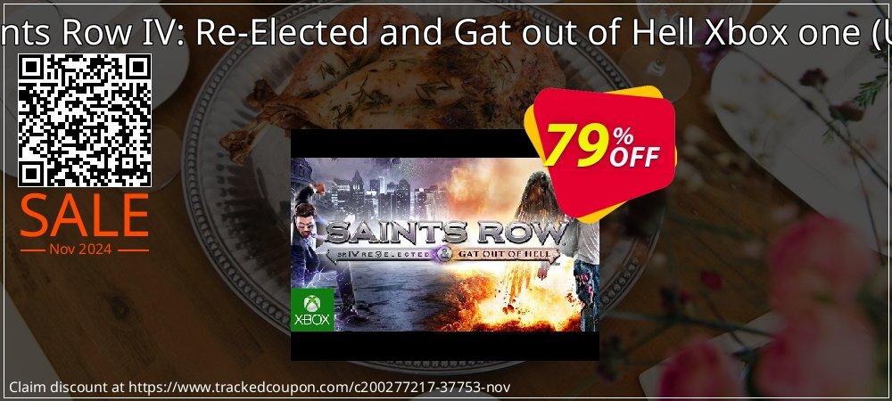 Saints Row IV: Re-Elected and Gat out of Hell Xbox one - UK  coupon on Thanksgiving Day promotions