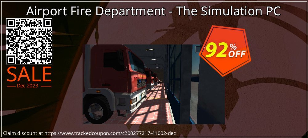 Airport Fire Department - The Simulation PC coupon on Video Game Day offering discount