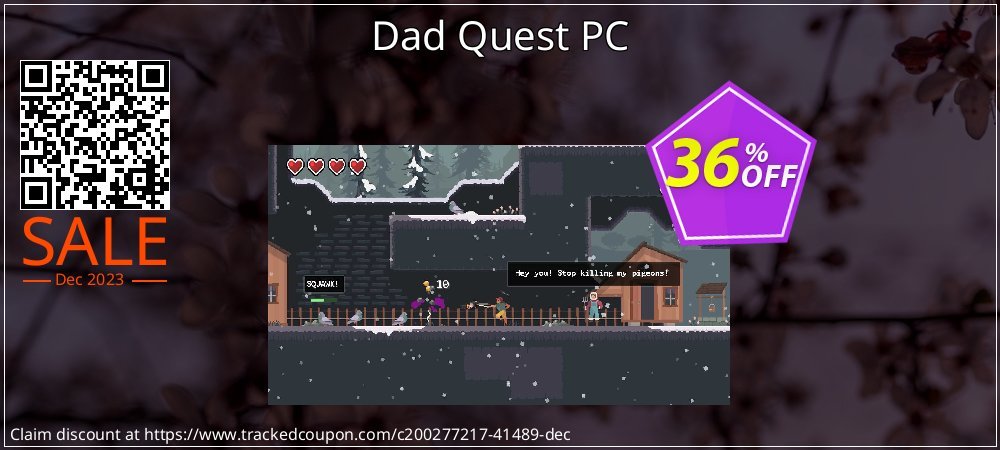 Dad Quest PC coupon on Summer offering sales