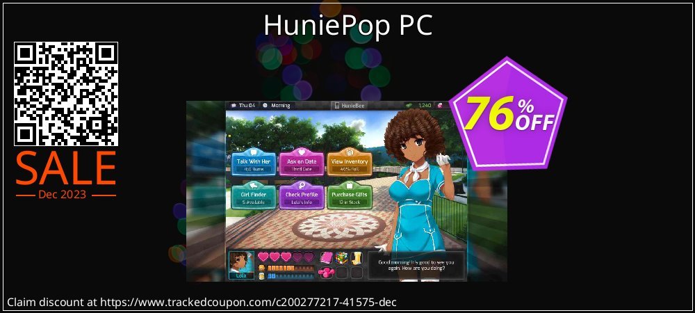 HuniePop PC coupon on World Population Day deals