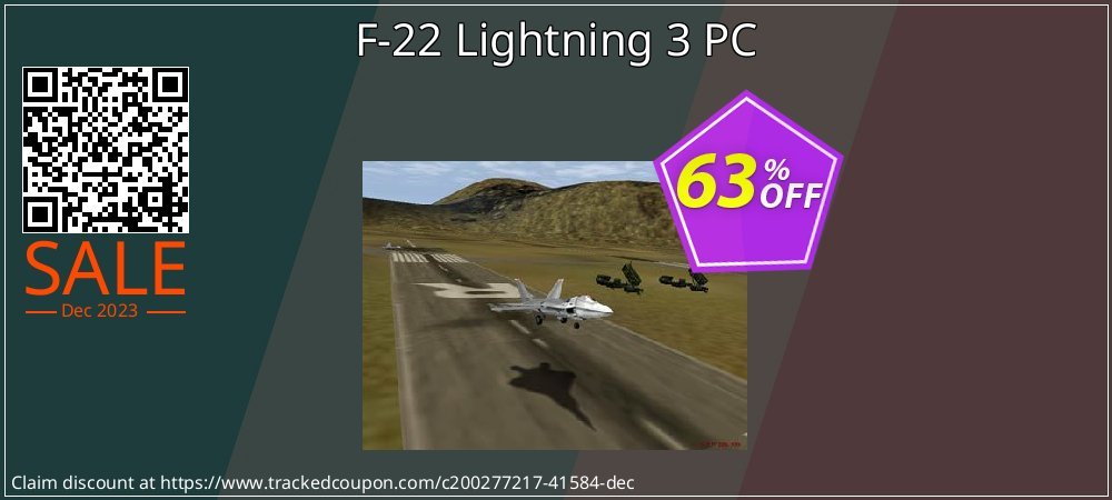 F-22 Lightning 3 PC coupon on National French Fry Day deals