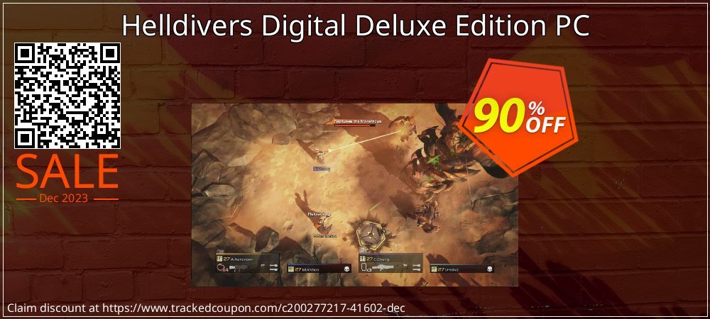 Helldivers Digital Deluxe Edition PC coupon on Nude Day deals
