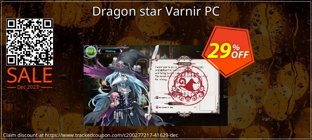 Dragon star Varnir PC coupon on 	National Kissing Day sales