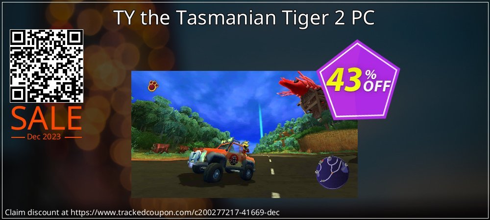 TY the Tasmanian Tiger 2 PC coupon on Emoji Day offering sales