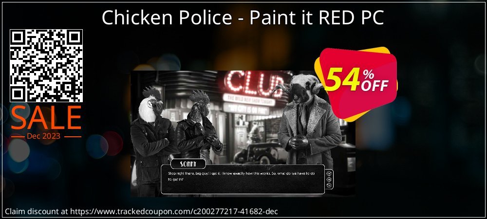 Chicken Police - Paint it RED PC coupon on Emoji Day sales