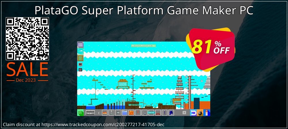 PlataGO Super Platform Game Maker PC coupon on World Population Day offering sales
