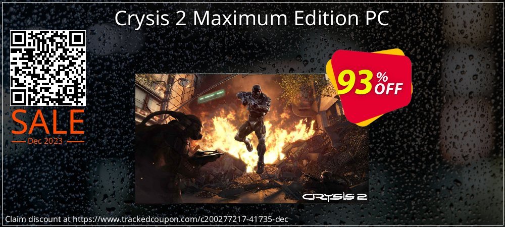 Crysis 2 Maximum Edition PC coupon on Parents' Day promotions