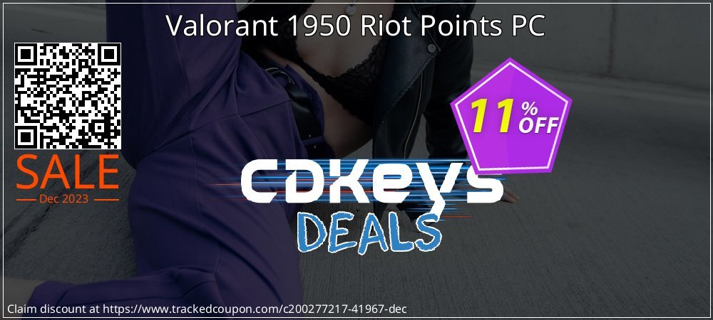 Valorant 1950 Riot Points PC coupon on Tattoo Day super sale
