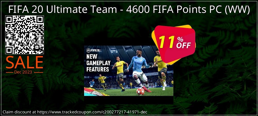 FIFA 20 Ultimate Team - 4600 FIFA Points PC - WW  coupon on National Bikini Day deals