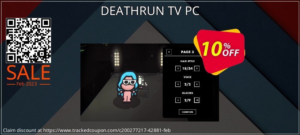 DEATHRUN TV PC coupon on National Bikini Day offer