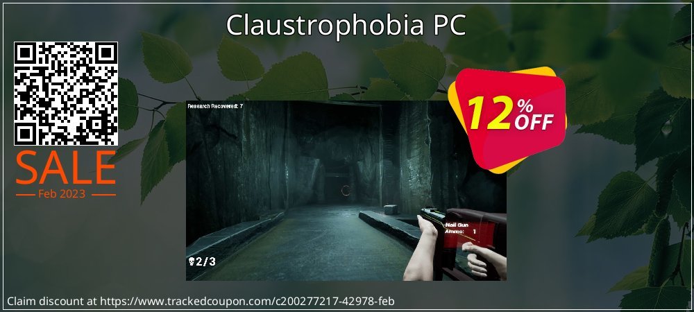 Claustrophobia PC coupon on Video Game Day sales