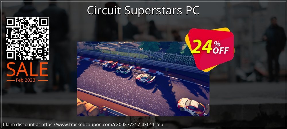 Circuit Superstars PC coupon on National Bikini Day super sale